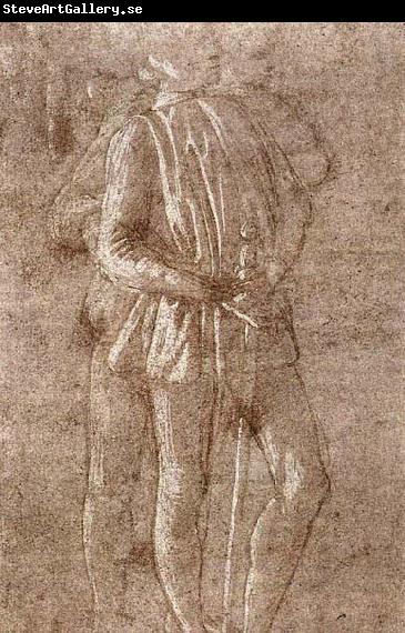 Sandro Botticelli Study of two standing figures